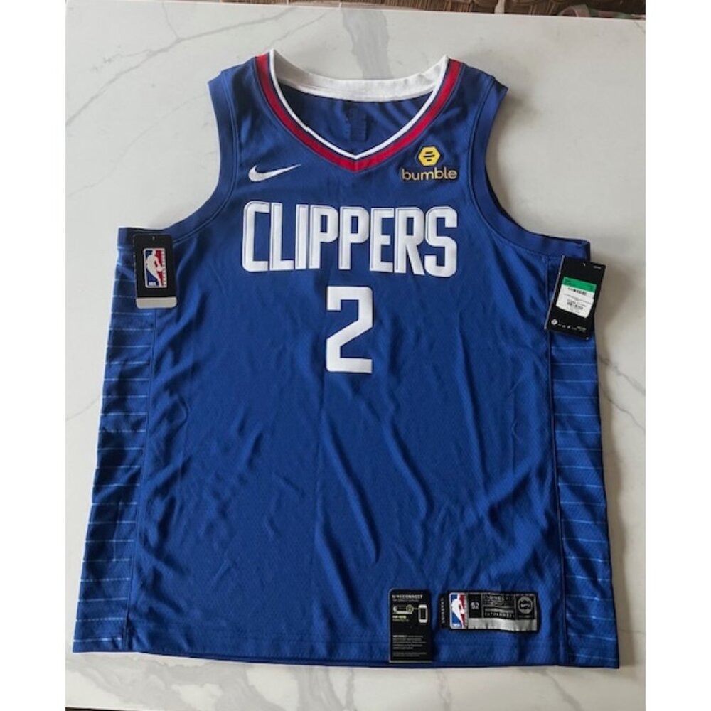 Kawhi Leonard Los Angeles Clippers Nike NBA Swingman Jersey Size XL 52